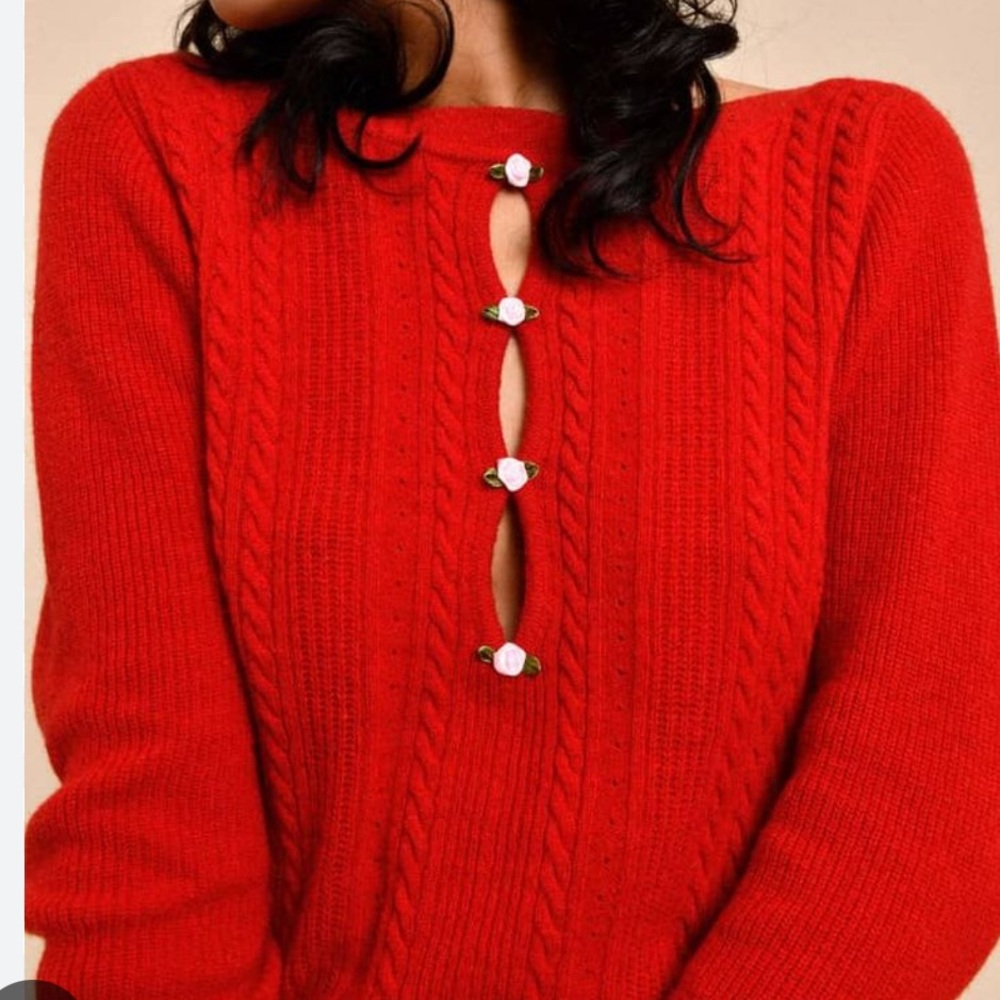 Rouje Lauria sweater in Red - Size 36 FR